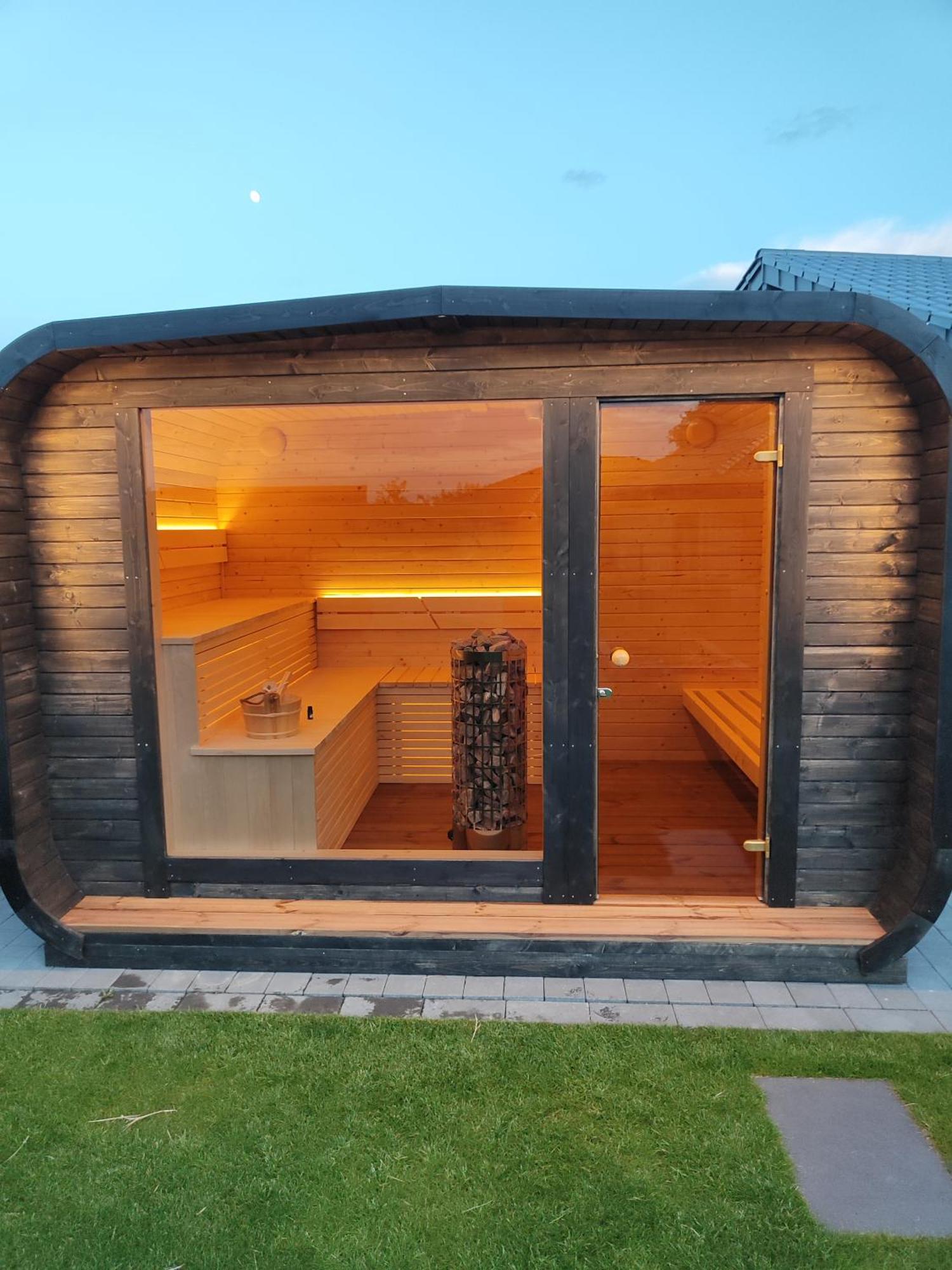 Ferienhaus Devilina Mit Sauna Am Harkebruegger See Barssel  Esterno foto