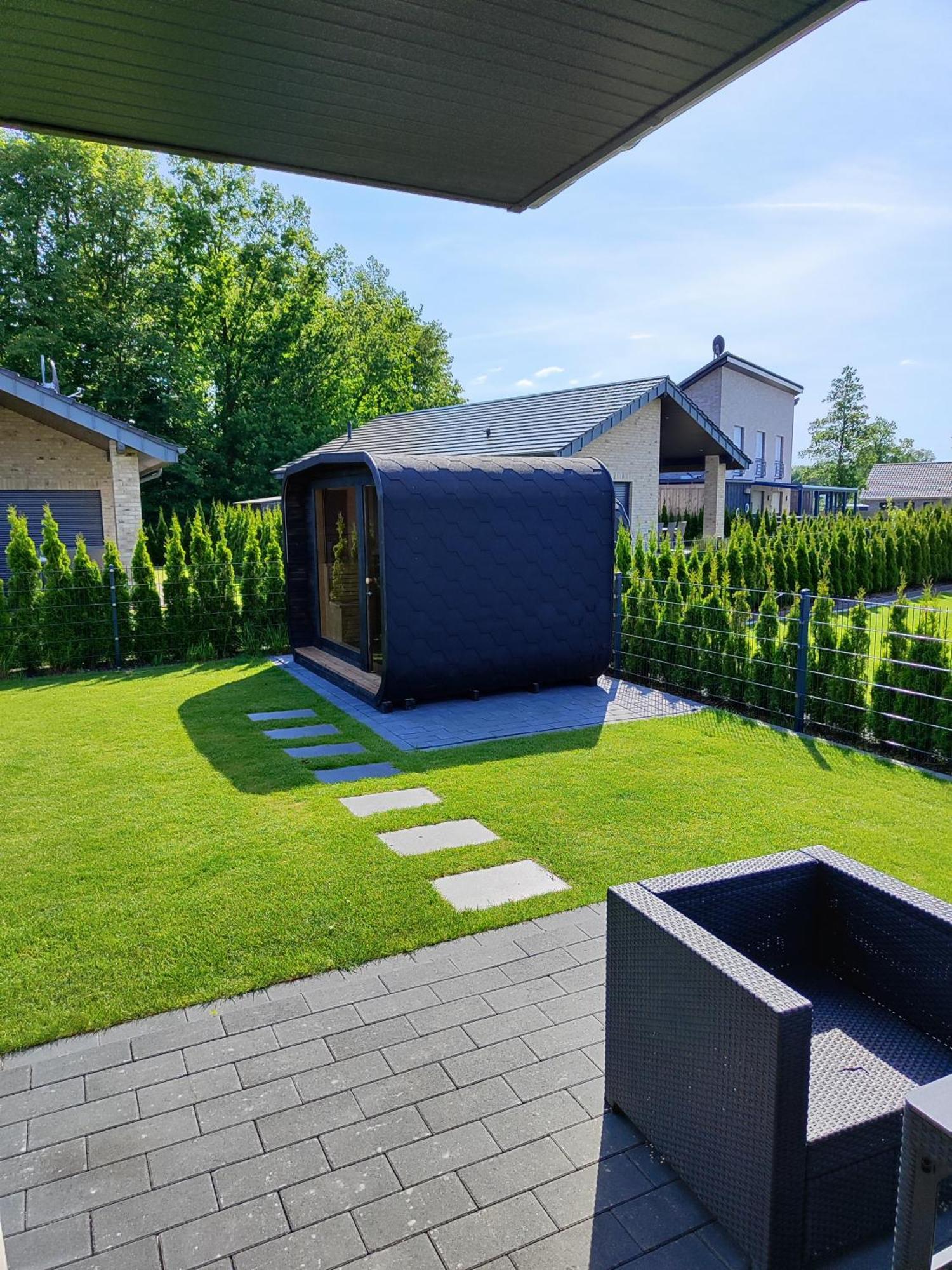 Ferienhaus Devilina Mit Sauna Am Harkebruegger See Barssel  Esterno foto