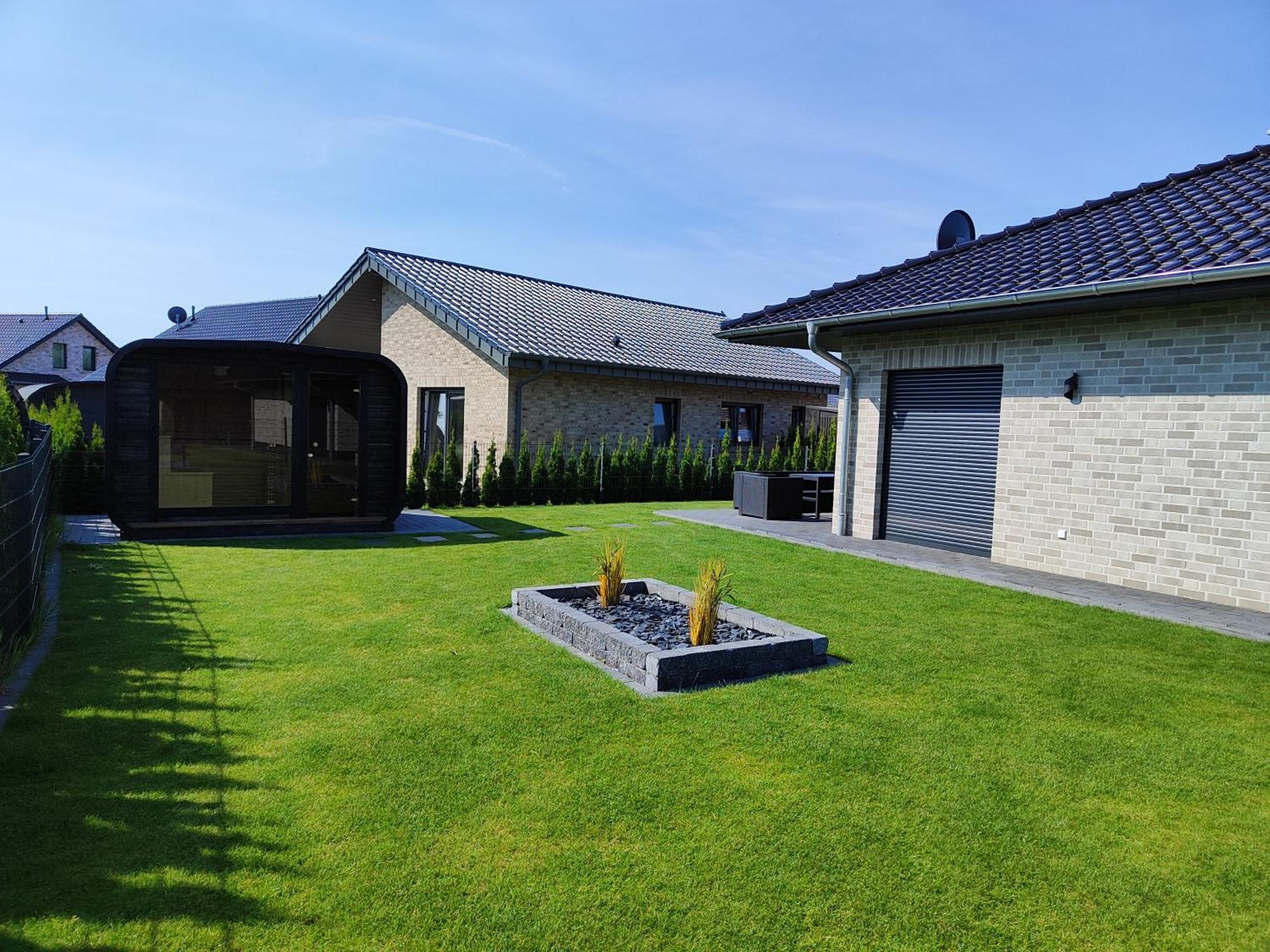 Ferienhaus Devilina Mit Sauna Am Harkebruegger See Barssel  Esterno foto
